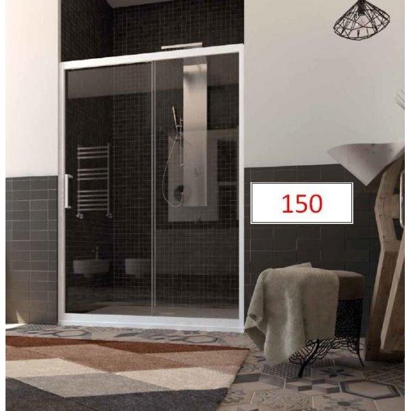 Evolution Forte porta scorrevole per nicchia da 150